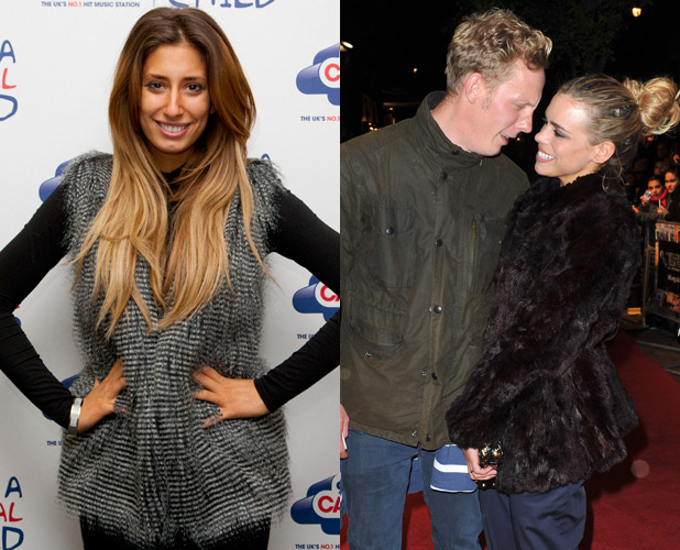 Stacey Solomon, Billie Piper and Lawrence Fox