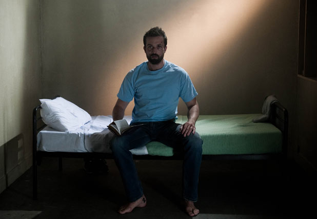 Brendan Brady (Emmett Scanlan) goes beserk behind bars