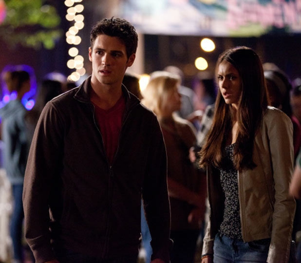 Steven R McQueen as Jeremy and Nina Dobrev as Elena