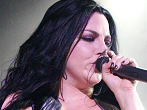 Amy Lee of Evanescence perform at the Hammersmith Apollo, London
