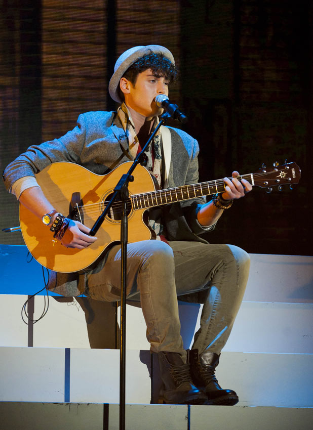 James sings 'Ticket to Ride' in week 1 