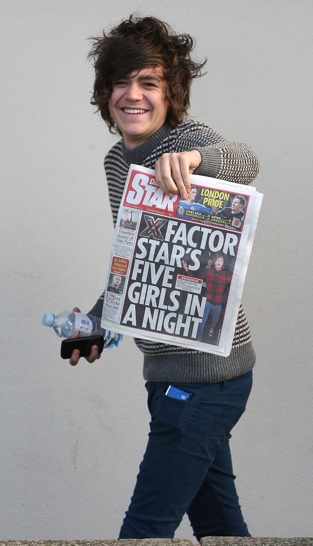 Frankie with the Daily Star