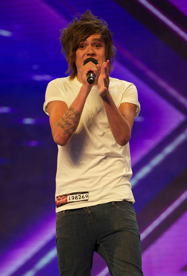 Frankie Cocozza kicked off The X Factor