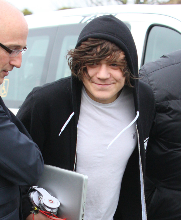 Frankie Cocozza arrives home after X Factor boot