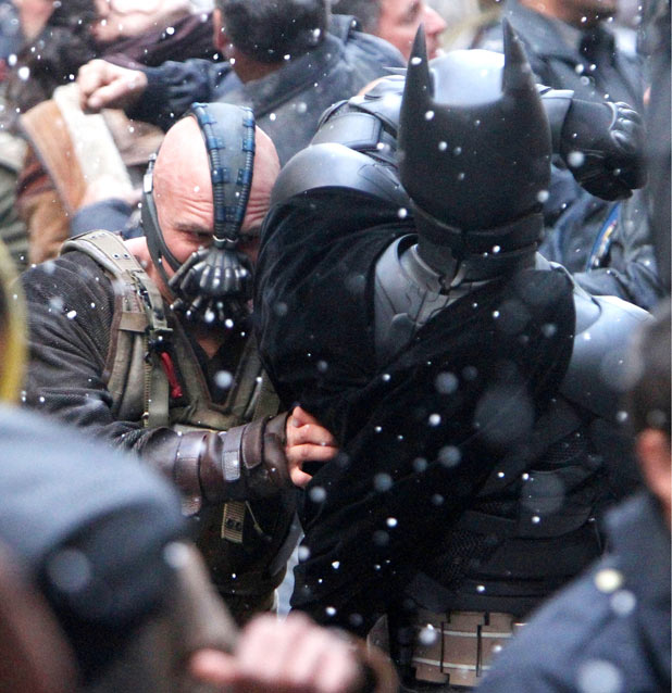 Dark Knight Rises Onset Pictures