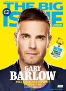 Gary Barlow on the cover of The Big Issue