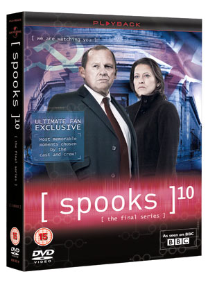 Spooks Series 10 DVD pack shot