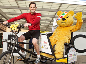 Matt Baker's Rickshaw challenge for Children in Need