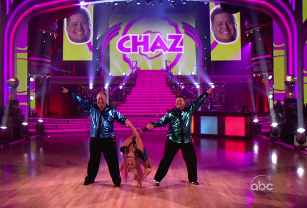 Chaz Bono and Lacey Schwimmer