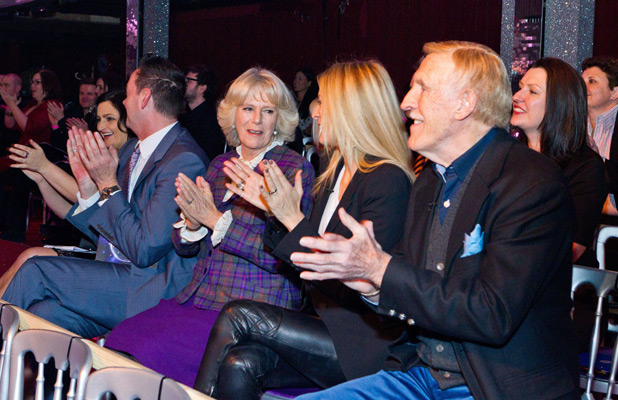 The Duchess of Cornwall and Tess Daly