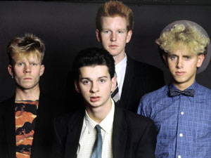 Depeche Mode: Vince Clarke, Andrew Fletcher, Martin Gore and Dave Gahan
