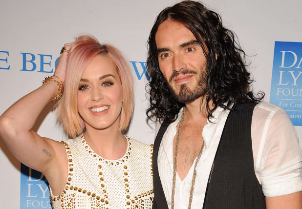 Katy Perry and Russell Brand attend the 3rd Annual 'Change Begins Within' Benefit Celebration