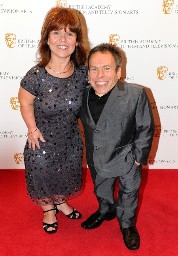 Warwick Davis and Samantha Davi...