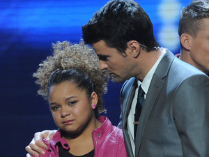 X Factor USA top 5 results show gallery: Steve comforts Rachel