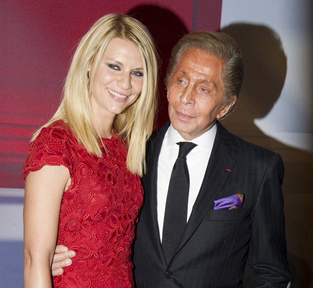 Claire Danes and Valentino Garavani 