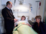 Steve asks Tracy if the miscarriage was a result of her fall