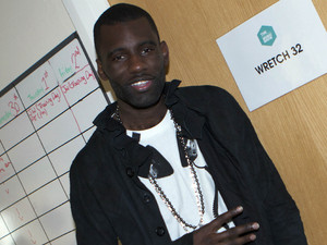 Wretch 32 behind the scenes Hollyoaks