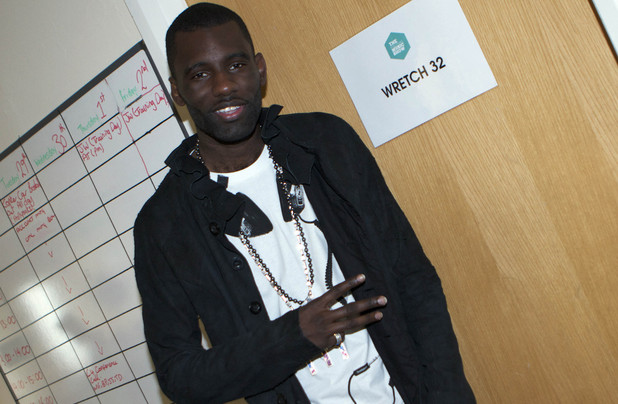 Wretch 32 behind the scenes
Hollyoaks