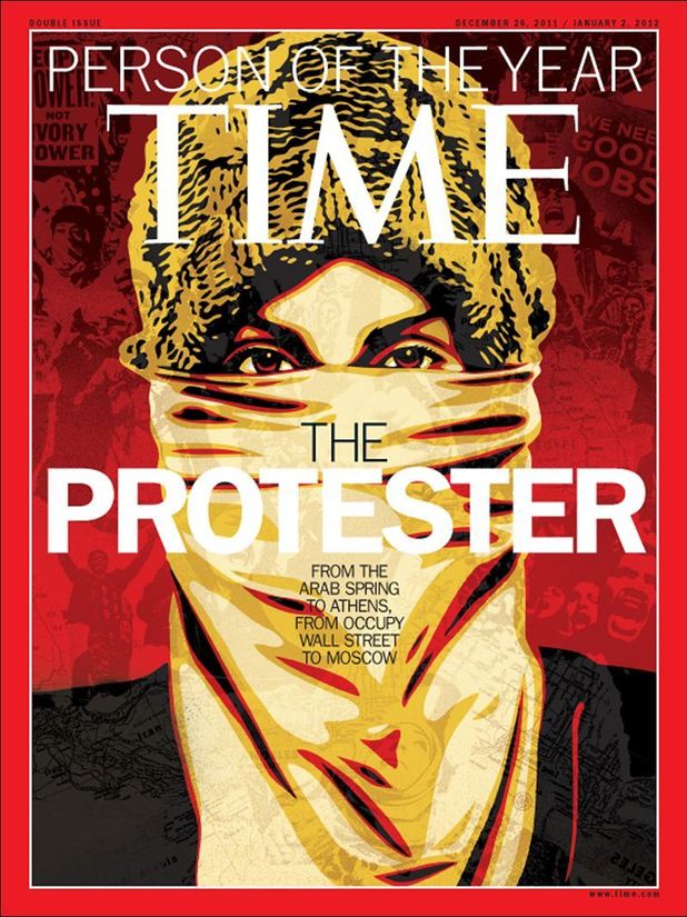 Time magazine Person of the Year cover: The Protester