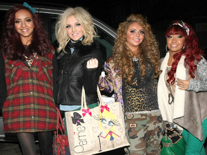 Jade Thirlwall, Perrie Edwards, Jesy Nelson and Leigh-Anne Pinnock
Little Mix arrive back at their hotel with a large number of shopping bags before heading out to a private party
London
