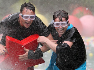 Ant and Dec take on the Cyclone Bushtucker trial for ITV's Text Santa charity appeal