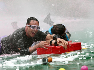 Ant and Dec take on the Cyclone Bushtucker trial for ITV's Text Santa charity appeal