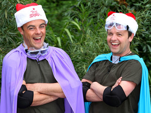 Ant and Dec take on the Cyclone Bushtucker trial for ITV's Text Santa charity appeal