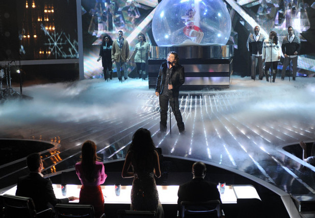 Josh Krajcik performs on The X Factor