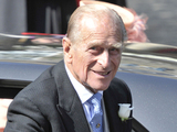 The Duke of Edinburgh arrives for the wedding between Zara Phillips and Mike Tindall
