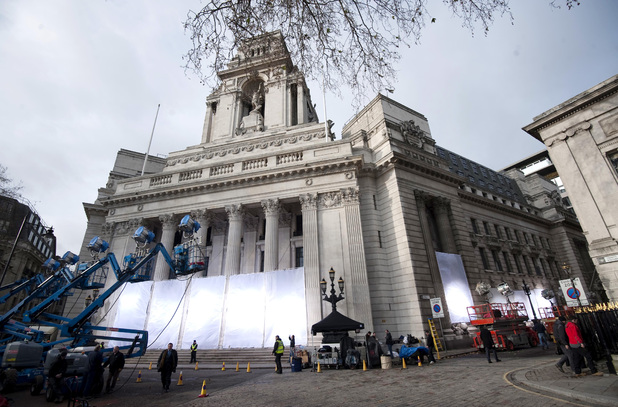 London's 10 Trinity Square ready for filming