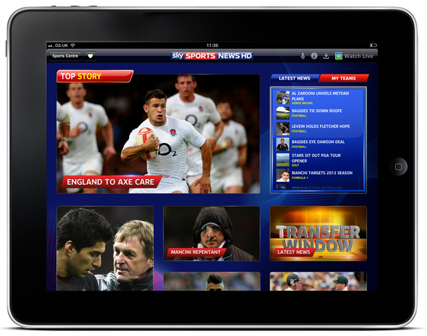 Sky Sports iPad App