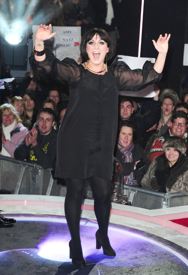 Natalie Cassidy is the first celebrity to enter the Big Brother House