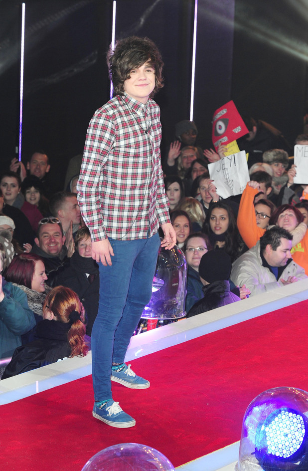 Frankie Cocozza is the fifth celebrity to enter the Big Brother House