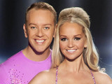 Actress Jennifer Ellison who is skating with partner Dan Whiston
