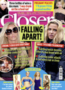 'Closer magazine' front cover 14th January 2012