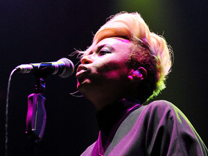 British Breakthrough Act: Emeli Sande, perform in support of Coldplay, at The O2 Arena, Greenwich