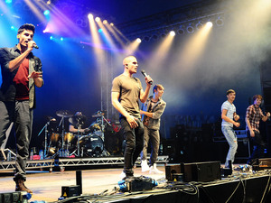 British Single: The Wanted performing on The Arena stage, during the V Festival at Hylands Park in Chelmsford