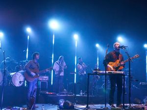 International Male Solo Artist: Bon Iver in concert at Hammersmith Apollo, London