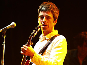 British Male Solo Artist Nominees: Noel Gallagher's band the High Flying Birds perform at the Hammersmith Apollo
