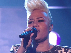 Critics' Choice: Emeli Sande performing with Professer Green on 'The X Factor'