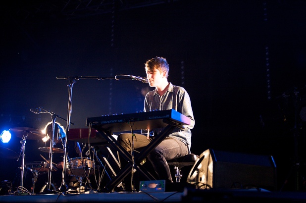 British Male Solo Artist Nominees: James Blake performing live at the Park during the Glastonbury Music Festival