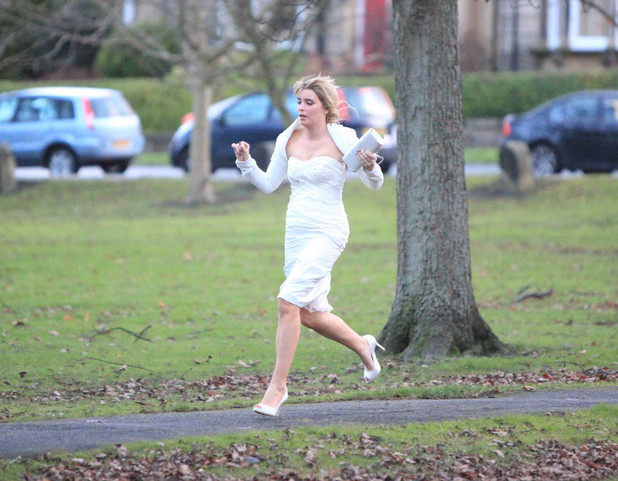 Charity runs to get to the registry office on time, and Jai is pleased to find out she is arriving