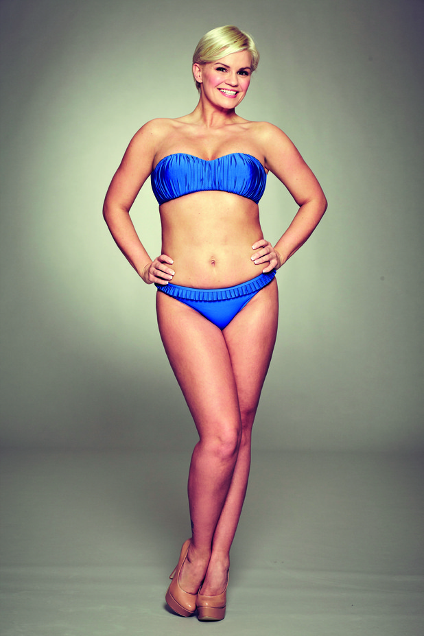Kerry Katona poses for 'Closer' magazine