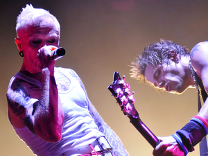 Keith Flint and Liam Howlett of The Prodigy