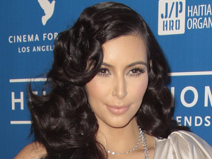 Kim Kardashian arrives at the Cinema for Peace benefit
