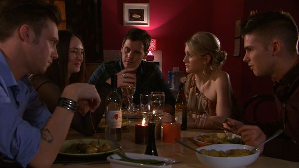 Ally (Dan O'Connor) arrives in the village