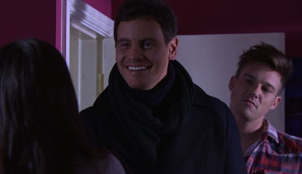 Ally (Dan O'Connor) arrives in the village