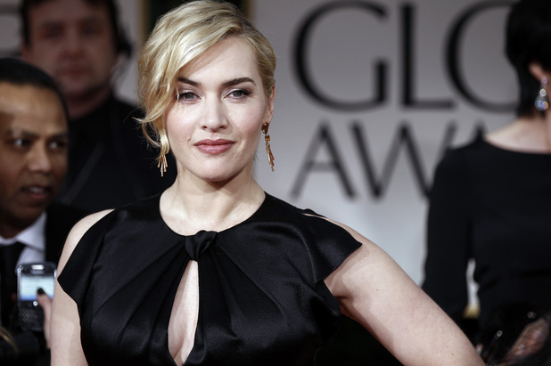 Kate Winslet, who won a Golden Globe for her role in TV miniseries Mildred Pierce