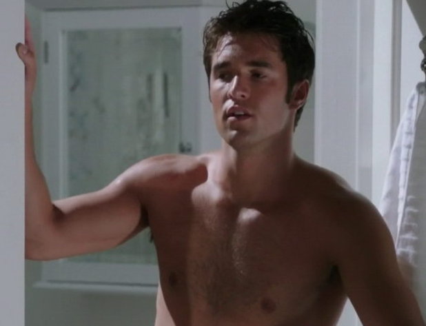 Joshua getting topless in 'Revenge'