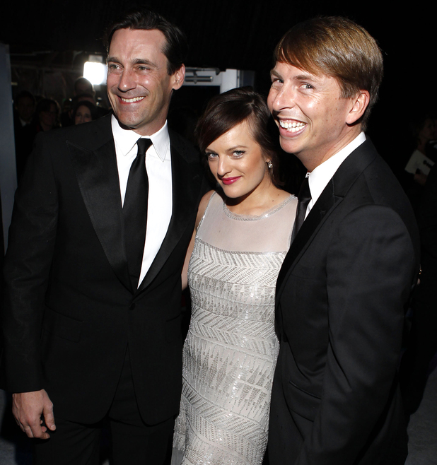 Jon Hamm, Elisabeth Moss and Jack McBrayer